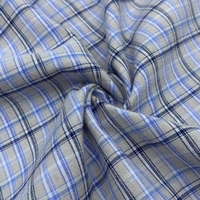 Fournisseur de tissu 60% polyester 40% fil de coton teint tissu de polyester à carreaux pour jupes chemise tissu d'uniforme scolaire