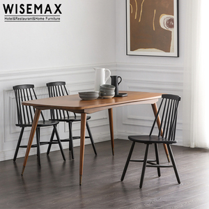 WISEMAX-muebles de madera maciza para <span class=keywords><strong>restaurante</strong></span>, sillas modernas de diseño, venta al por mayor - Product Image 6