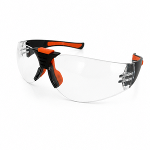 Occhiali di Sicurezza Senza Montatura ANSI Z87 UV400 in Policarbonato Trasparente Antigraffio Antivento per Ciclismo Tiro Lavoro all'Aperto - Product Image 1