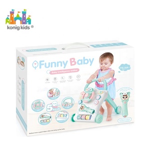 Marche-bébé en plastique Konig Kids avec volant, musique et lumières, centre d'activités conçu pour les enfants <span class=keywords><strong>de</strong></span> <span class=keywords><strong>6</strong></span> <span class=keywords><strong>mois</strong></span> à 3 ans - Product Image 4