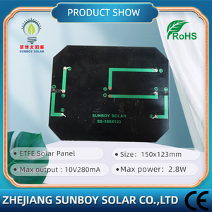 Paneles Solares Pequeños Personalizados de 10V PERC para Cargador Solar SS-150x123 Panel Solar Etfe de 10V - Product Image 1