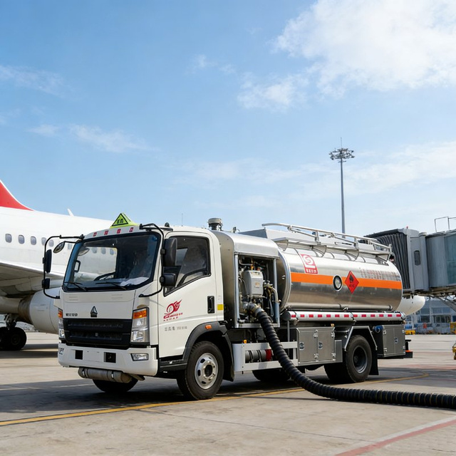 Aircraft Refueling Truck Airport Aviation Pipeline Supply Hydrant Pipeline Refueling System Oil Gasoline 5001-10000L Tank