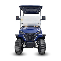 Cuatriciclo Eléctrico HLD de 4 Plazas con Toldo y Caja de Carga, Motor de CA de 60V y 3.5KW, Buggy Eléctrico para Caza y Campo de Golf