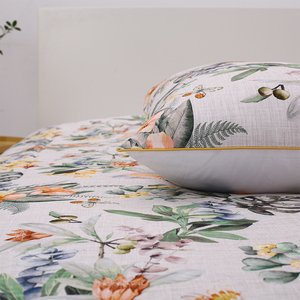 17 nhà thiết kế kích thước đầy đủ bộ đồ giường đặt phong cách hiện đại bán buôn OEM ODM đầy màu sắc ấm áp in hoa - Product Image 6