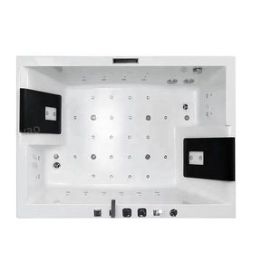 Baiyao 2 Pessoas Bolha de ar Cachoeira Yacusi Jet Whirlpool Banheira Ice Bath Indoor Spa Acrílico Hidro Jacuzzier - Product Image 3