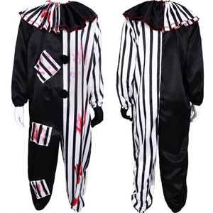 Combinaison de cosplay de clown Terrifier, costume Zentai effrayant et sanglant, tenue de fête de carnaval, costumes fantaisie unisexe en textile - Product Image 1