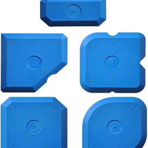 5-Piece Thermoplastic Rubber Caulking Tool Set Sealant Tools and Grouting Scraper for Kitchen Bathroom Floors and Windows - Product Image 5