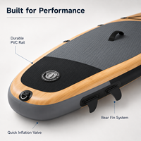 Planche de paddle gonflable (SUP) certifiée RoHS, BSCI, CE, directement de l'usine, pour sports nautiques, avec livraison incluse