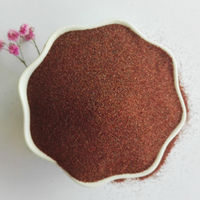 Sable de grenat rouge LM Red Rock 60/80/100 Mesh, abrasif jet d'eau tout-en-un pour métal, verre et pierre, faible teneur en poussière