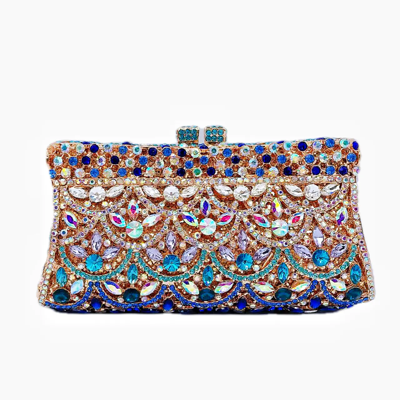 Diamond Luxe Design Banket Handtas Dames Full Strass Fashion Avond Clutch Bag Shinny Crystal Party Portemonnee