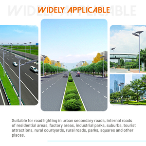 Lámpara Solar de Calle de Tipo Dividido, Diseño IP65 Impermeable, Lámpara Exterior de Alta Eficiencia, Ajustable, Solar, de Larga Duración - Product Image 4