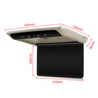 Monitor Player untuk Motorhome RV, layar IPS 15.6 inci layar sentuh pemutar Android pemasangan atap