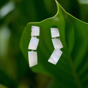 ต่างหูแฟชั่นแบบห้อย สแตนเลส 316L ชุบทอง PVD ทนทาน เป็นมิตรต่อสิ่งแวดล้อม - Product Image 3