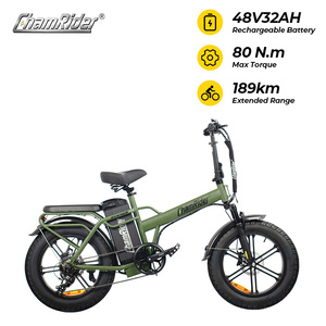ChamRider Vélo Électrique en Stock UE Prix Usine Vélo Électrique Véifié pour la Ville 48V 32AH Longue Portée FatBike <span class=keywords><strong>Scooter</strong></span> - Product Image 1