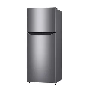 Refrigerador superior de acero inoxidable, refrigerador de pie BCD-300L refrigerado por aire de dos puertas, precio barato, 220v, 50hz