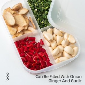 Meat Box New Transparent Seal Bag Pet Plastic Organizer <b>Refrigerator</b> Tray Food Filter Thickened Automatic Storage Box - Product Image 3