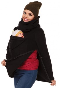 Europe and the United States Fashion <strong>Maternity</strong> <strong>Wear</strong> Multi-functional Kangaroo Hoodie Coat Baby <strong>Wear</strong> Coat - Product Image 2