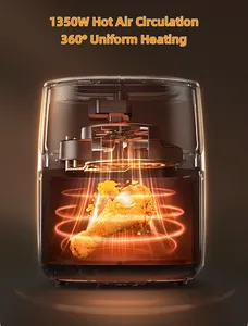 Nouvelle Friteuse à Air Numérique 2025 Modèle 7L Sans Huile Professionnelle Appareil Électroménager Multifonctionnel en Option - Product Image 5