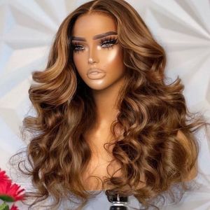 Vendita calda marrone HD parrucche per capelli umani con onda del corpo HD in pizzo frontale 100% capelli vergini aspetto naturale fornitore all'ingrosso - Product Image 1