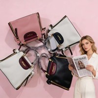 Sac fourre-tout pour femme en cuir PU souple de haute qualité AB001, grande capacité, sac à main et pochette de créateur, vente en gros à 5,25 $