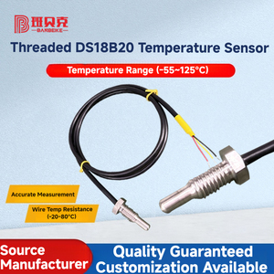 M10 הברגה עבור <span class=keywords><strong>ds18b20</strong></span> b20 עמיד למים 3-תיל מגן חיישן טמפ כבל עם מכשירי pvc/ptfe - Product Image 2