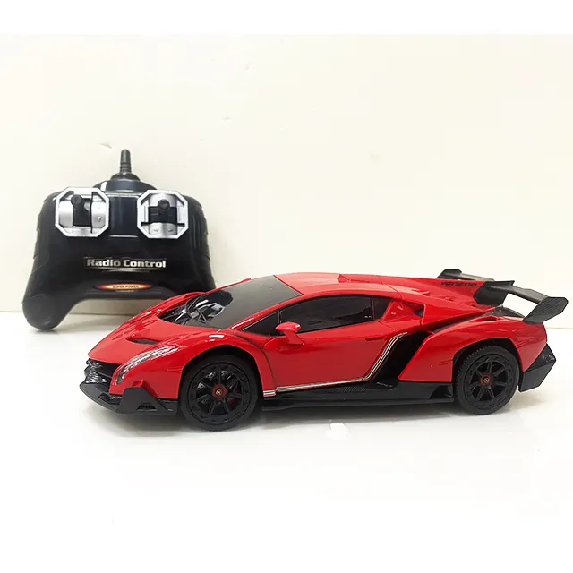 Lamborghini-coche de carreras a escala 1:24, vehículo de juguete a control remoto, 2,4G