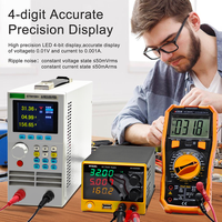 Alimentation électrique régulée CC MYAMI 150W 30V 5A, alimentation électrique de table CC réglable avec écran LED pour les tests de laboratoire et la réparation de téléphones mobiles