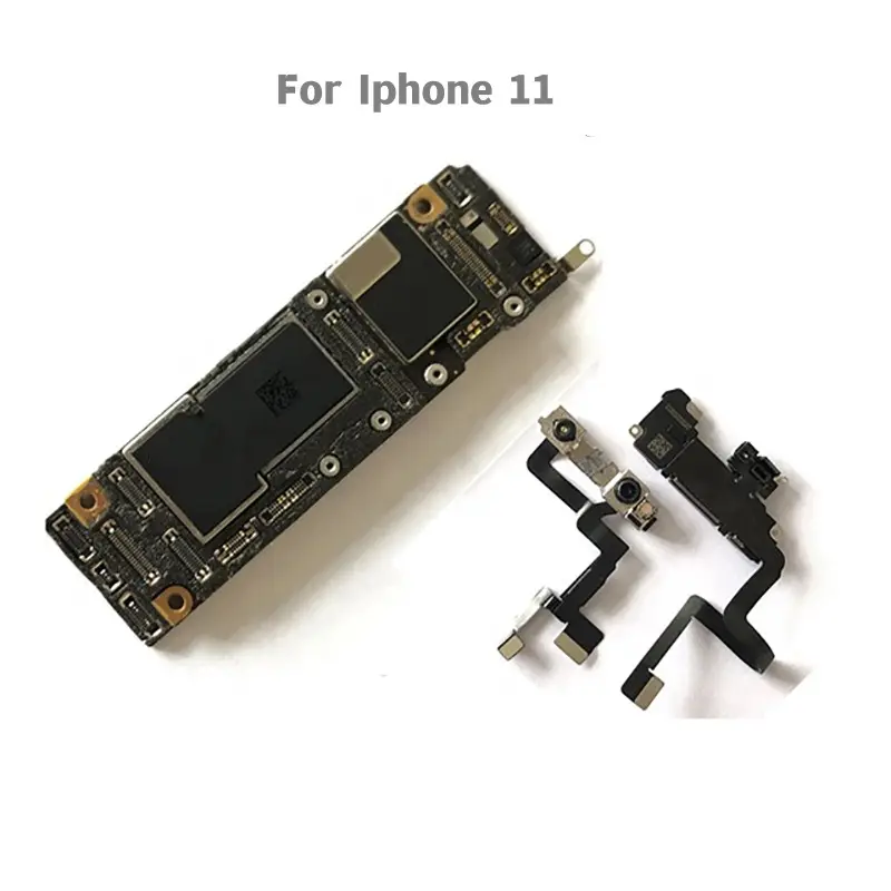 Full Working For iPhone 11 11pro Max Motherboard With Face ID 64GB 128GB 256GB Logic board 100% Original Unlocked Mainboard
