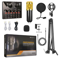 Soundkarten V8 und Mikrofon Set Kondensator BM800 Mikrofon Profession elle Studio-Aufnahme geräte Mixer Karaoke Live V8 Soundkarte