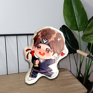 Sublimación Comfort Plushie Custom Hook Pillow Felpa Cojines estampados Custom Anti-Stress Body Pillow Custom Doll Manufacturers - Product Image 5