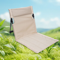 Chaise longue pliante d'extérieur pour plage et jardin, chaise de camping portable, chaise de loisirs pour tapis de sol et utilisation en tente