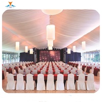 Tente de réception transparente Eashl Event Guangzhou en aluminium et PVC, 10m x 15m, pour mariages - Grande Vente