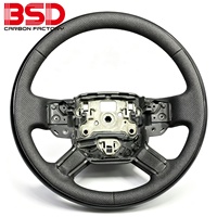 Volant en bois et cuir BSD pour Land Rover Range Rover, 4 branches, 35 mm, accessoires automobiles de qualité supérieure pour l'intérieur de la voiture