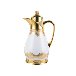 <span class=keywords><strong>Thermos</strong></span> di Lusso Dorato con Corpo in Ferro Argentato e Rivestimento Interno in Vetro Bianco, Capacità 1.0L per <span class=keywords><strong>Caffè</strong></span> - Product Image 3