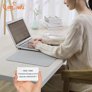 Winter Series Computer Accessories Custom Warm Leather Desk <strong>Pad</strong> Mat Set <strong>Heated</strong> <strong>Mouse</strong> <strong>Pad</strong> for Warm Office Writing Desk - Product Image 3