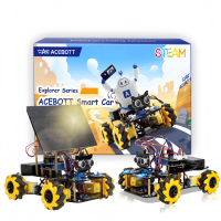 ESP32 Smart Robot Solar Energy Car Kit 4WD Car Electronic Programación Proyecto STEM Educación Ciencia Codificación Kit para Arduino