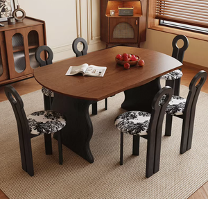 <span class=keywords><strong>Table</strong></span> à manger ronde moderne <span class=keywords><strong>Table</strong></span> à manger ronde pour <span class=keywords><strong>8</strong></span> <span class=keywords><strong>personnes</strong></span> <span class=keywords><strong>Table</strong></span> à manger <span class=keywords><strong>pliante</strong></span> avec chaises - Product Image 2