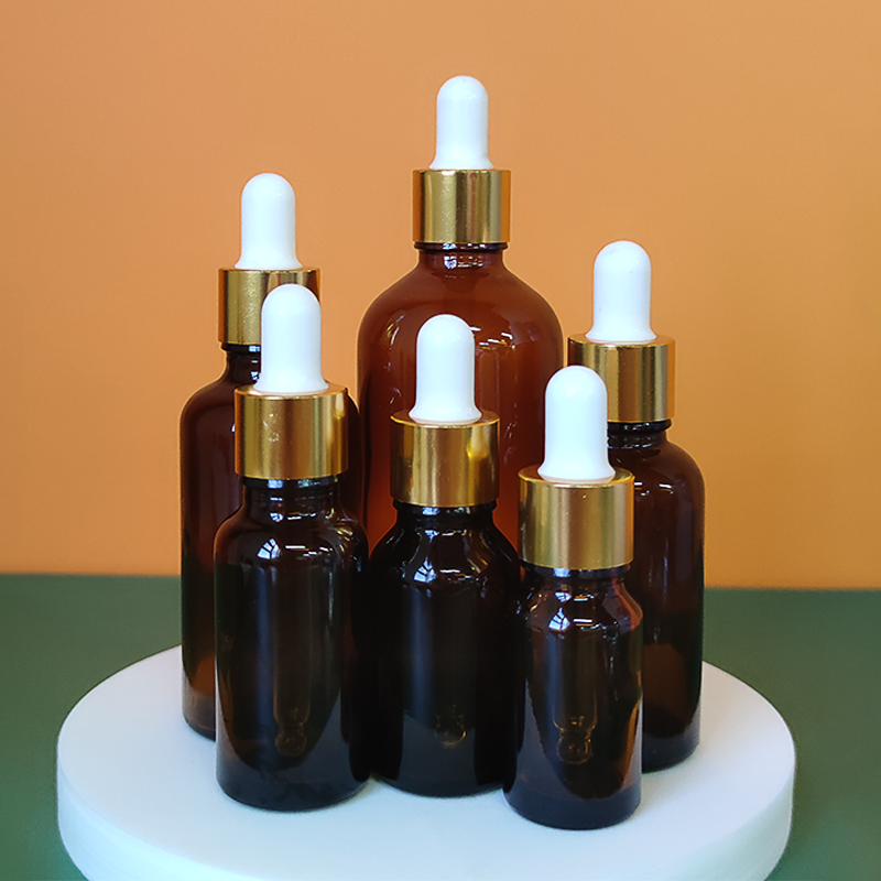 empty essential oil bottle