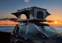 Carpa de Techo Inflable de Alta Calidad, Impermeable, para las Cuatro Estaciones, de Doble Capa, con Camuflaje, Carcasa Rígida, para Senderismo y Automóviles