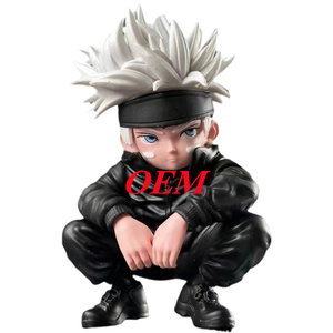 Zhongkaihua JJK Anime Figure Gojo Satoru Figura 17.5CM PVC Modello Statua Satoru Gojo Action Figure Collezioni Desktop Decorazioni Regali