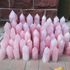 Commercio all'ingrosso di alta qualità naturale <span class=keywords><strong>rosa</strong></span> <span class=keywords><strong>cristallo</strong></span> di quarzo torri <span class=keywords><strong>rosa</strong></span> punti di <span class=keywords><strong>cristallo</strong></span> per la decorazione - Product Image 4