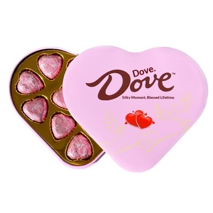 Boîte cadeau en forme <span class=keywords><strong>de</strong></span> <span class=keywords><strong>cœur</strong></span> en chocolat au lait solide à 6 grains, bonbons <span class=keywords><strong>de</strong></span> mariage pour petite amie, cadeau <span class=keywords><strong>de</strong></span> fête - Product Image 5