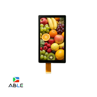 6,98 Zoll 7 Zoll Hochhelligkeits-TFT-LCD-Touchscreen mit HD-MI LVDS USB RoHS REACH Kapazitiver Touchscreen-Bildschirm