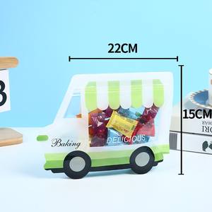 Sac cadeau mini format en forme de voiture, emballage stand-up pour bonbons/chocolats/assaisonnements, sac d'emballage plastique - Vente flash - Product Image 5