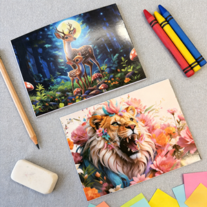 Blocco da Disegno Premium con Graffette Orizzontali, Carta Spessa per Graffiti, Pittura, Schizzi, per Scuola, Casa, Creazione Artistica, Cancelleria all'Ingrosso - Product Image 2