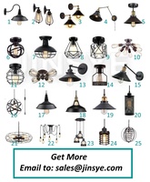 Botimi — lampe suspendue en métal noir carré, luminaire décoratif d'intérieur, style vintage, américain, étanche, avec verre