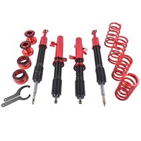 Amortiguadores GO Racing Compatibles con Mazda 3 Sedán de 4 Puertas 2010-2013, Kit de Reducción de Altura Ajustable