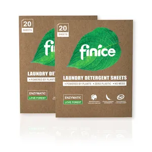 Clean Detergent Sheets Finice FNC770 High Efficiency Clothes Best Baby Laundry Detergent Sensitive Skin Washing Sheets Household Cleaning Products