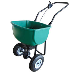 TC2026B 맞춤형 잔디 및 정원 비료 잔디 씨앗 방송 스프레더 카트 금속 및 고무 재료 OEM 지원 - Product Image 1