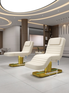 Ready for Ship MOQ 1 Hot Sale European Style White Electric Beauty Bed Spa Bed Massage BedWith 3 Motors 10 Years Warranty - Product Image 2